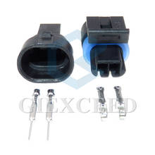 2 juegos de 2 pines 12162195 12162193, Conector de enchufe de Sensor automotriz macho hembra, enchufe de Sensor de temperatura del agua para BUICK 2024 - compra barato