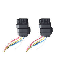 Waterproof Integrated Automobile 12V DC 40A 5PIN Relay Socket Plug 2024 - buy cheap