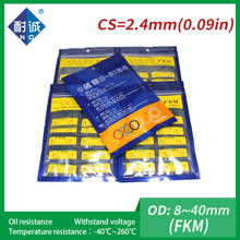 FKM rubber O-Ring CS2.4mm OD8/9/10/11/12/13/14/15/16/17/18/19/20/21/22/23/24/25/26/27/28/29/30/31/32/33/34/35/36/37/38/40*2.4mm 2024 - buy cheap