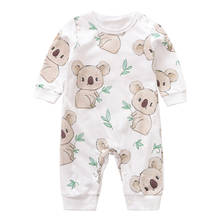 Koala Baby Clothes Newborn 100% Cotton Romper Infant Cute Printing Clothing Long Sleeve Kids Jumpsuit New Born Boy Girl Pajama 2024 - buy cheap