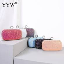 6 Color Glitter Sequined Ring Clutch Evening Bag Women Mini Handbags Shoulder Bags Designer Luxury Clutches And Purse 2020 Sac 2024 - buy cheap