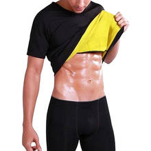 Men Thermal Body Shaper Slimming Shirt Shapers Compression Slim Shirt Neoprene Waist Trainer Body Shaper Slim Vest T-Shirt 2024 - buy cheap