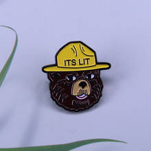 Smokey the Bear Only You can Resist Fascism Activism Wood Hat Pin 2024 - buy cheap