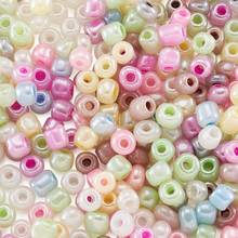 4500pcs/pound Czech Glass Round Seed Beads 4mm Spacer Beads Mixed Color for jewelry Making DIY accessories jewelry components 2024 - buy cheap