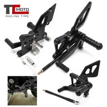 Motorcycle CNC Adjustable Rider Rear Sets Rearset Footrest Foot Pegs for Yamaha Yzf R3 R25 2015-2020 2019 YZF R3 ABS 2017-2020 2024 - buy cheap