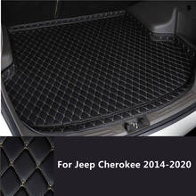 High Side Car Trunk Mat For Jeep Cherokee all model (2014-2020) 2016 2017 2018 2019 year Car Styling Custom-Made Car Cargo Liner 2024 - buy cheap