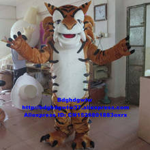 Tigre marrom tigerkin tigresa mascote traje adulto personagem dos desenhos animados roupa cosply role-play telas encomendas de negócios zx1825 2024 - compre barato