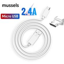 Cable Micro USB 2.4A Max, Cable de carga rápida para teléfonos móviles, compatible con los siguientes modelos: U5 HD A30, IdealX CITE 5044R A3 XL Pixi 4 5 X1 2024 - compra barato