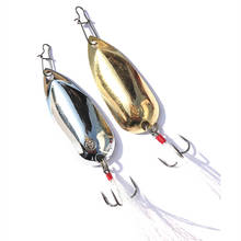 Ufishing Ice Fishing Lure 10 Pieces/Lot 6g 10g 15g Spoonbait High Quality Metal Baits 2024 - buy cheap