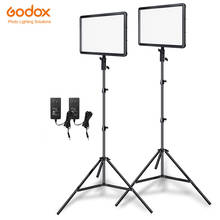 Godox-Panel de luz LED para estudio de vídeo, lámpara ultrafina de 30W, 3300-5600k, 2 uds., LEDP260C, 2m 2024 - compra barato