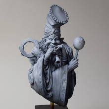 Figura de resina de busto de hombre antiguo, kits de modelos en miniatura gk sin montar, sin pintar, 1/10 2024 - compra barato