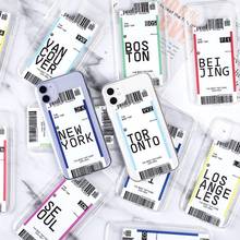 Ударопрочный чехол с воздушным давлением для iPhone 11 X XR XS Max Air билетов штрих-код этикетка мягкий термополиуретановый чехол для iPhone 7 8 7Plus 2024 - купить недорого
