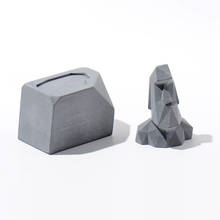 3D форма для статуи, бетонной формы, силиконовая геометрическая форма для скульптуры, инструмент для украшения стола 2024 - купить недорого