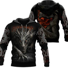 Dragon Love Skull 3D All Over Print Size XS-7XL Hoodie Man Women Harajuku Outwear Zipper Pullover Sweatshirt Casual Unisex-4 2024 - buy cheap