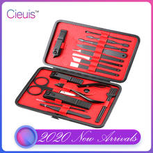 Set for Manicure Pedicure Set Nail Art Tools Clipper Nippers Toe Cuticle Cutter Pusher Scissors Tweezer Kit for Hand Foot Care 2024 - buy cheap