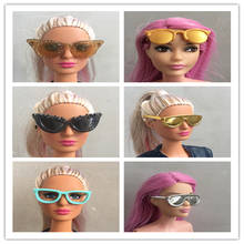 Muñeca Original FR, gafas de sol de moda, coloridas, decorativas, negras, doradas, 1/6 2024 - compra barato