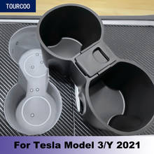 For Tesla Model 3 Y 2021 Central Console Water Cup Holder Limiter Car Modification Accessories 2024 - buy cheap