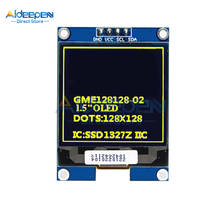 1,5 дюймов 128x128 OLED экран модуль SSD1327 чип драйвера I2C IIC интерфейс желтый/белый для STM32 для Arduino 3,3 V-5V 2024 - купить недорого