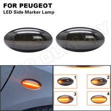 Smoked Dynamic LED Side Marker Light Indicator Lamp For Peugeot 206 107 307 407 Partner Expert Citroen C1 C2 C3 C4 C5 C6 Fiat 2024 - buy cheap
