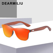 DEARMILIU Rimless Polarized Wood Sunglasses Men Square Frame UV400 Sun glasses Women Sun glasses Male oculos de sol Feminino 2024 - buy cheap