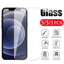 5/3/1Pcs 9H for iphone X XR SE XS 12 Mini 11 Pro Max 8 7 6 6s Plus Tempered Glass Protective Film Phone Screen Protector Glass 2024 - buy cheap