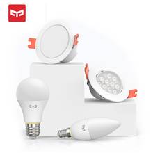 Умная лампа-свеча Yeelight E14, сетчатый Bluetooth светильник для точечного светильника, работает с хаб Yeelight gateway, управление через приложение Mi Home 2024 - купить недорого