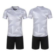 Индивидуальная Футбольная форма для мужского соревнования тренировочный костюм персонализированный футбольный костюм индивидуальная командная футболка 2024 - купить недорого