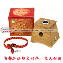 Бамбуковая коробка Moxa Roll Stick Box, коробка Moxa Roll Stick Box для лечения и лечения, стикер, прижигание держатель Чехол (1 отверстие) 2024 - купить недорого