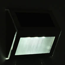 A2 Outdoor Solar Stairs Light Garden Wall Lamp Landscape Night Light Street Yard Stainless Steel Pc Path Alley Sideway Lane 2024 - buy cheap