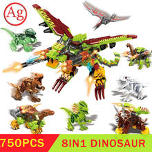 Brinquedo de dinossauro jurassic, modelo de animal, blocos de construção, filme urbano 2, figura de ação de desenhos animados, tijolo, menino, crianças 2024 - compre barato
