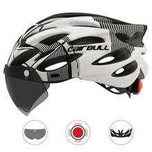 CAIRBULL Сверхлегкий шлем для велоспорта дышащие с фонарь съемный козырек Горный Дорожный шлем для езды на мотоцикле Безопасность Кепки 230 г 2024 - купить недорого