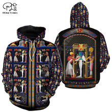 PLstar Cosmos Horus-Sudadera con capucha para hombre y mujer, suéter con estampado de 3D, Dios Egipcio, Faraón Anubis, tatuaje del antiguo Egipto, ropa de calle A11 2024 - compra barato