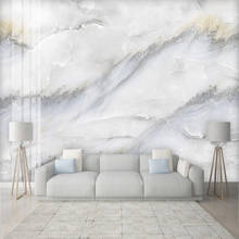 Personalizado auto-adesivo papel de parede 3d jazz mármore branco foto mural da sala de estar sala de jantar moderno 3d adesivos de parede à prova dwaterproof água 2024 - compre barato