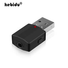 Kebidu Мини Bluetooth 5,0 приемник передатчик стерео Bluetooth AUX аудио RCA USB разъем 3,5 мм для ТВ ПК автомобильный комплект беспроводной адаптер 2024 - купить недорого