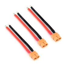 3PCS XT60 Female Converter Battery Wire Plug w/ 10cm 12#AWG Silicone Cable 2024 - buy cheap
