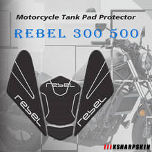 Pegatina 3D para motocicleta, funda protectora para la rodilla, almohadilla para el tanque, juego de calcomanías de agarre para Honda Bel 500, REBEL 300, 300, 500, CMX 500, 300 2024 - compra barato