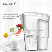 1.5LWater Pitcher Home Activated Carbon Net Kettle Office Water Purifier Food Grade Material Water Filter With Electronic Timer 2024 - buy cheap