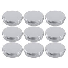 Tarros de aluminio para cremas con tapa de rosca, caja de cosméticos, latas de aluminio de 60ml, contenedor de bálsamo labial de aluminio, 96 Uds. 2024 - compra barato