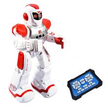 Robô controle remoto para crianças, robô programável inteligente com controle infravermelho, brinquedos, dança, cantor, olhos de led vermelhos 2024 - compre barato