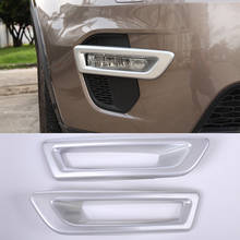 Front Fog Lamp Cover Strips Trim ABS Chrome 2 Pcs For Land Rover Discovery Sport 2015 2016 2017 2024 - buy cheap