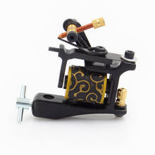 10 Wraps Coil Tattoo Machine Gun Cast Iron Single Coil Tattoo Machine For Liner And Shader Free Shipping 2024 - buy cheap