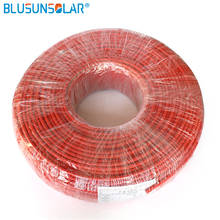 Cable Solar PV de 50m/rollo 2.5mm2(14 AWG), Cable de cobre rojo o negro, XLPE chaqueta con aprobación, gran oferta 2024 - compra barato