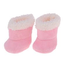 Trendy Pink Snow Boots Shoes Dress Up for Mellchan 9-11 inch Reborn Baby Girl Doll Accessory Collectibles 2024 - buy cheap