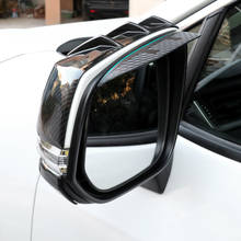 For Toyota RAV4 2019 2020 5th Carbon Fiber Rearview Mirror Side Window Deflector Clear Window Deflectors Cover Window Deflectors 2024 - buy cheap