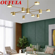 Hongcui Modern Brass Chandeliers Creative Decoration Suitable For Home Living Room Dining Room Bedroom 2024 - buy cheap