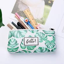 2020 1pcs Kawaii Pencil Case Turtle leaf Gift Estuches School Pencil Box Pencilcase Pencil Bag School Supplies Stationery 2024 - buy cheap