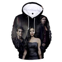 The Vampire Diaries Elena Gilbert Stefan Salvatore Damon Salvatore 3D Print Women/Men Hoodies Sweatshirts Casual Sportswear 2024 - buy cheap