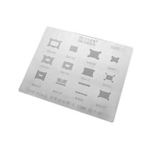 Amaoe Nand флэш-шрифт интегрированный трафарет реболлинга 0,15 мм NAND1 Серебряный трафарет для NAND шрифт флэш-памяти ram реболлинг трафарет 2024 - купить недорого