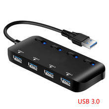 Mini USB/Type-C 3.0 Hub 4 Ports Laptop PC Computer Portable USB Power Interface Switch USB Splitter Adapter USB Hab 2024 - buy cheap