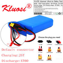 KLUOSI 36V 5Ah 10S2P 250W 350W 450W 42V Lithium Battery Pack Electric Scooter Unicycle Ebike with 15A BMS M365 Pro Extend Range 2024 - buy cheap